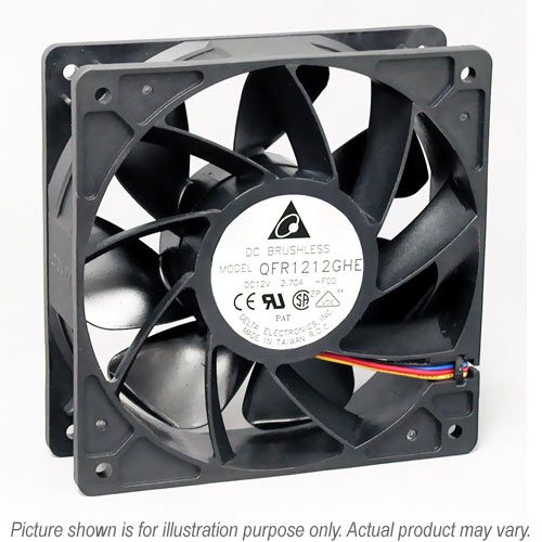 Delta QFR1212GHE 120mm 12V 2.70A Endüstriyel Fan